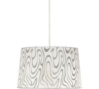 Candellux Tiger lampada sospesa 1x60 W bianco-argento 31-94462