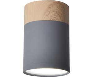 Candellux Tuba lampada da soffitto 1x15 W grigio-legno 2284262