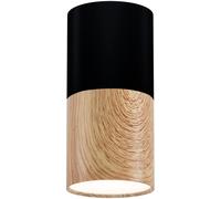 Candellux Tuba lampada da soffitto 1x15 W nero-legno 2282862