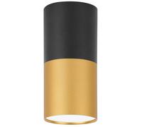 Candellux Tuba lampada da soffitto 1x15 W nero-oro 2281728