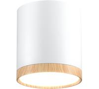 Candellux Tuba lampada da soffitto 1x5 W bianco-legno 2273624