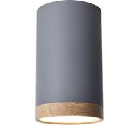 Candellux Tuba lampada da soffitto 1x9 W grigio-legno 2282879