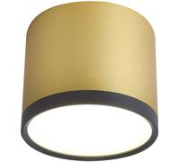 Candellux Tuba lampada da soffitto 1x9 W nero-oro 2275956