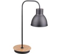 Candellux Vario lampada da scrivania 1x60 W nero-legno 41-73488