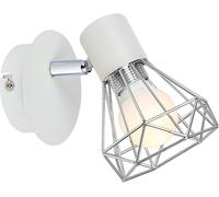 Candellux Verve lampada da parete 1x40 W bianco-cromo 91-61331