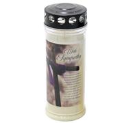 Candelotto Memoriale Con Cappuccio Antivento Con Simpatia - Scegli Design
