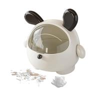 Candement Per Ufficio - Vassoio Per I Rifiuti Animali Cartoni Animati Con Coperchio | Piccola spazzatura Da Ufficio Può Per Piani Di Lavoro | Organizzatore A Prova Degli Odori Per