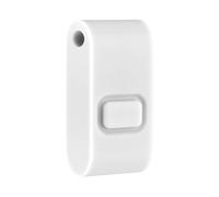 Candeo Kinetic Silicon Fob - 1 pulsante, bianco, moduli ricevitore RF | Eco friendly | senza batteria | controllo wireless | sistema versatile a 2 vie | pulsante cinetico | controllo domestico