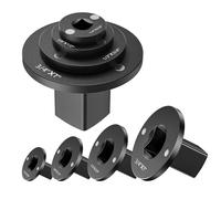 Candeon Adattatore Bussola Adattatori Chiave Cricchetto, 4 Pezzi Riduttore Adattatore Per Bussole 3/4" A 1", 1/2" A 3/4", 3/8" A 1/2", 1/4" A 3/8", Low-Profile Adattatori Per Bussola Ad Impatto