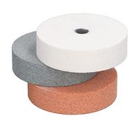 Candeon Ruota Macinazione 3 Pc, 75 Mm X 10 Mm X 20 Mm Dischi di Macinazione per Smerigliatrice Angolare, Rotatrice per Lucidalare Set di Utensili per la Ruota del Molo in Legno di