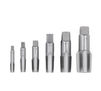 Candeon Set Di Maschi a Tubo NPT, 6 Pezzi Rubinetti per Tubi Filiera per Filettatura, 1/8",1/4",3/8",1/2",3/4",1", Maschi per Filettatura Kit Rubinetto Filettato per Filettare per Riparazione Auto