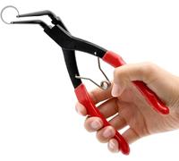 Candeon Snap Pinze Per Anelli, Pinza Seeger A Braccio Lungo Pinze Per Anelli Elastici A Becchi Piegati A 90°, 7 Pollici Interno Pinza Officina Ad Anello A Becco Lungo Per Cilindro Maestro Camion Auto