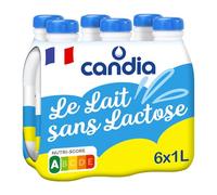 Candia Latte delicato e leggero senza lattosio, 6 x 1L