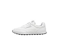 Candice Cooper Plume.-Sneakers in Ecopelle e Tessuto, Bianco 41