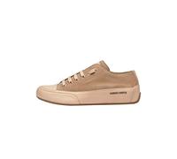 Candice Cooper Rock S-Sneaker in Suede e Pelle tamponata, Marrone Chiaro 41