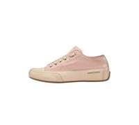 Candice Cooper Rock S-Sneakers in Suede e Pelle tamponata, Rosa 40