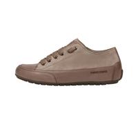 Candice Cooper Sneakers in Pelle e Velour, Grigio Chiaro 41