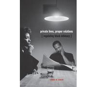 Candice M. Jenkins Private Lives, Proper Relations (Tascabile)