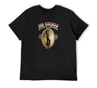Candice Odelia Joe Cocker Mad Dogs Englishmen Mens T-Shirt Unisex Black Top Tee L