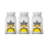 Candida Cleanse - Supporto digestivo e immunitario (60 conteggi) - per uomini e donne,3Pcs