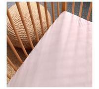 Candide - Coprimaterasso in jersey e cotone, dimensioni: 60 x 120 cm, colore: Rosa chiaro