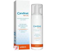 Candinet Act 2% Schiuma Detergente Attiva per Igiene Intima Quotidiana, Azione Acidificante e Riequilibrante dell’Ecosistema Intimo, Flacone da 150 ml