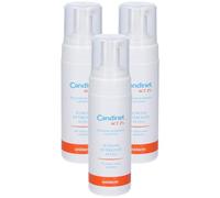 Candinet Act 2% Schiuma Detergente Attiva per Igiene Intima Quotidiana, Azione Acidificante e Riequilibrante dell’Ecosistema Intimo, 3 Flaconi da 150 ml Cad