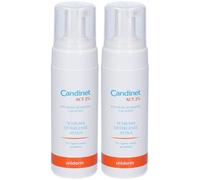 Candinet® ACT 2% Schiuma Detergente Attiva Set da 2 2x150 ml Schiuma v