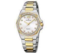 Candino Orologio da donna in acciaio inox argento oro Elegance UC4752/1 analogico, argento/bianco