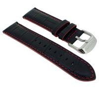 Candino Signori Sport Chrono Cinturino Orologio 22mm pelle Nero/Rosso C4681/4