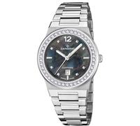 Candino Orologio da donna C4749/D Lady Casual Cassa in acciaio inossidabile 316l argento cinturino in acciaio inossidabile 316l argento, Nero , Mediano