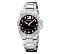 Candino Orologio da donna in acciaio inox argento Elegance UC4751/6 orologio analogico, argento/nero