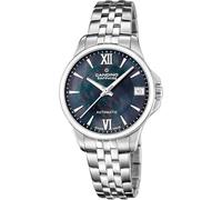 Candino SWISS Orologio Donna Automatico Acciaio Inossidabile 316L Argento - Vetro zaffiro alta resistenza - Impermeabile 5 ATM - Calendario C4770/8 - Automatic