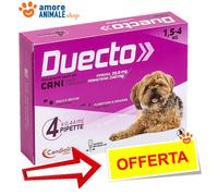 Candioli Pharma Duecto Spot On 4 pipette per cani 4 pipette peso 1,5-4 kg - Antiparassitario per cani - 1° ORDINE? scegli lo sconto BZR5 / BZR20 + 200 punti fedeltà