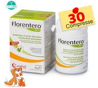 Candioli FLORENTERO ACT 30 Cpr per CANI GATTI → Integratore Disturbi Intestinali