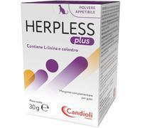 Candioli Integratore per gatti Herpless Plus Polvere – Infezioni da Herpes – 30 g