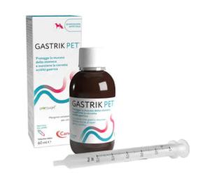 Candioli Pharma Gastrik Pet Sospensione Supporto gastrico e dello stomaco Liquido per cani e gatti 60 ml - Integratori per cani - 1° ORDINE? scegli lo sconto BZR5 / BZR20 + 200 punti fedeltà
