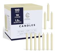 Candle Charisma 100 candele a forma di incantesimo, 10,2 cm, non profumate, senza fumo e antigoccia, candele colorate, 1,5 ore di combustione, 1 cm di spessore, candele coniche per rituali,