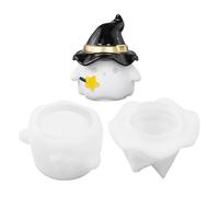 Candle Cup Molds Silicone - 3D Halloween Ghost Candle Moulds, Flexible Silicone Casting Forms | Cute Reusable Molds For Jewelry Storage, Holiday Decoration Supplies For Halloween Parties, Crafting And