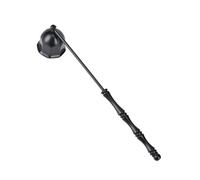 Candle Extinguisher Snuffer - Vintage Bell Shaped Long Handle | Stainless Steel Flame For Indoor Home Kitchen Hotel Birthday Holiday Party Family Adults, Polished Metal Wick Put Out Accessory Set