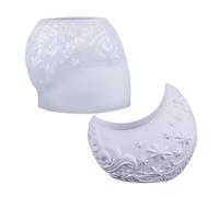 Candle Holder Mold - Epoxy Resin Cement, Nonstick Tray Mold, Reusable Casting Form, Concrete Plaster Tool, Jewelry Craft Accessory | Enables Stylish Creative Artistic Designs For Beginners Profession