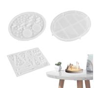 Candle Holder Silicone Mold | Candle Stand Statue Casting Molds - Reusable Silicone Molld Easy Release Tree House Silhouette Moulds for Easter, Wedding