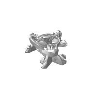 Candle Holder T-Rex Dinosaur Jaw Design Gothic Tea Light Gold Edition