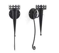 Candle Holder wallDecor - Torch Pillarcandlestick Stand wallMount, Multipurpose Decorativecandle Sconces Holder, Vintage Metal wallCandle Bracket | Rustic Bedroom Living Room Fireplace Hallway Ac