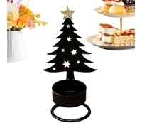 Candle Holders Candlesticks - Farmhouse Decorative Base, Festive Seasonal Tray, Vintage Style Candle Display, Charming Ornament Piece | For Dining Table Home Party Holiday Gathering Event