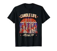 Candle Life - Candela Sempre illuminata Maglietta