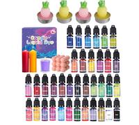 Candle Making Dye Colors | Liquid Concentrated Pigment Liquid,High Concentration Candle Coloring Dye, 18 or 24 Colors Candles Pigments for Soys Waxes