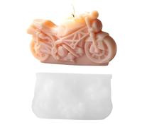 Candle Making Molds - 3D Motorcycle Silicone Mold, Realistic Non Stick Design, DIY Resin Casting Tool, Durable Crafting Form | Reusable Wax Shaping Mold For Plaster, Concrete, Ceramic Decor