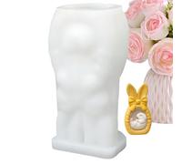 Candle Making Molds, Non Sticky Easy Release Silicone, Easter Bunny Shape Candle Mold for DIY Crafts, Plaster Resin Kitchen Home Arts, Flexible Reusable Mold for Baking Soap Chocolate