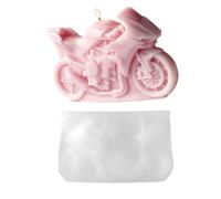 Candle Making Molds - Silicone Non Stick Standard Size 3D Motorcycle | Reusable Soap Resin Mould, DIY Wax Plaster Concrete Casting Mold For Crafts Table Decoration Use | Craft Making